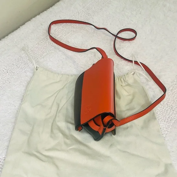 Loewe Gate Mini Crossbody Bag | Two-Tone Leather | Authentic - Picture 5 of 9